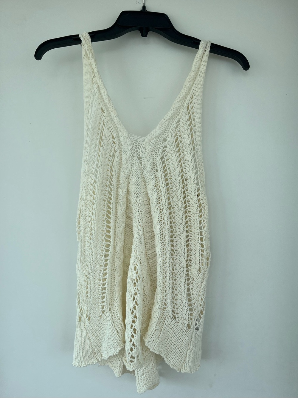 Velvet by Graham & Spencer Crochet Knit Tank Top - Small NWT